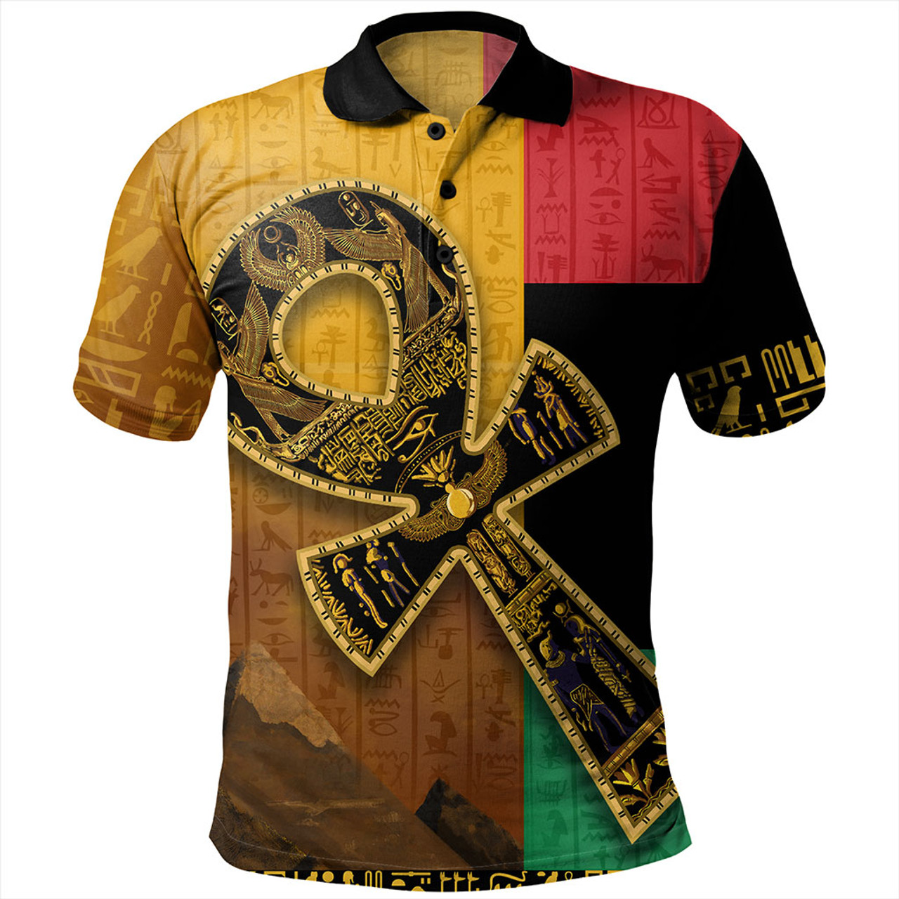 Egypt Polo Shirt Egyptian Ankh
