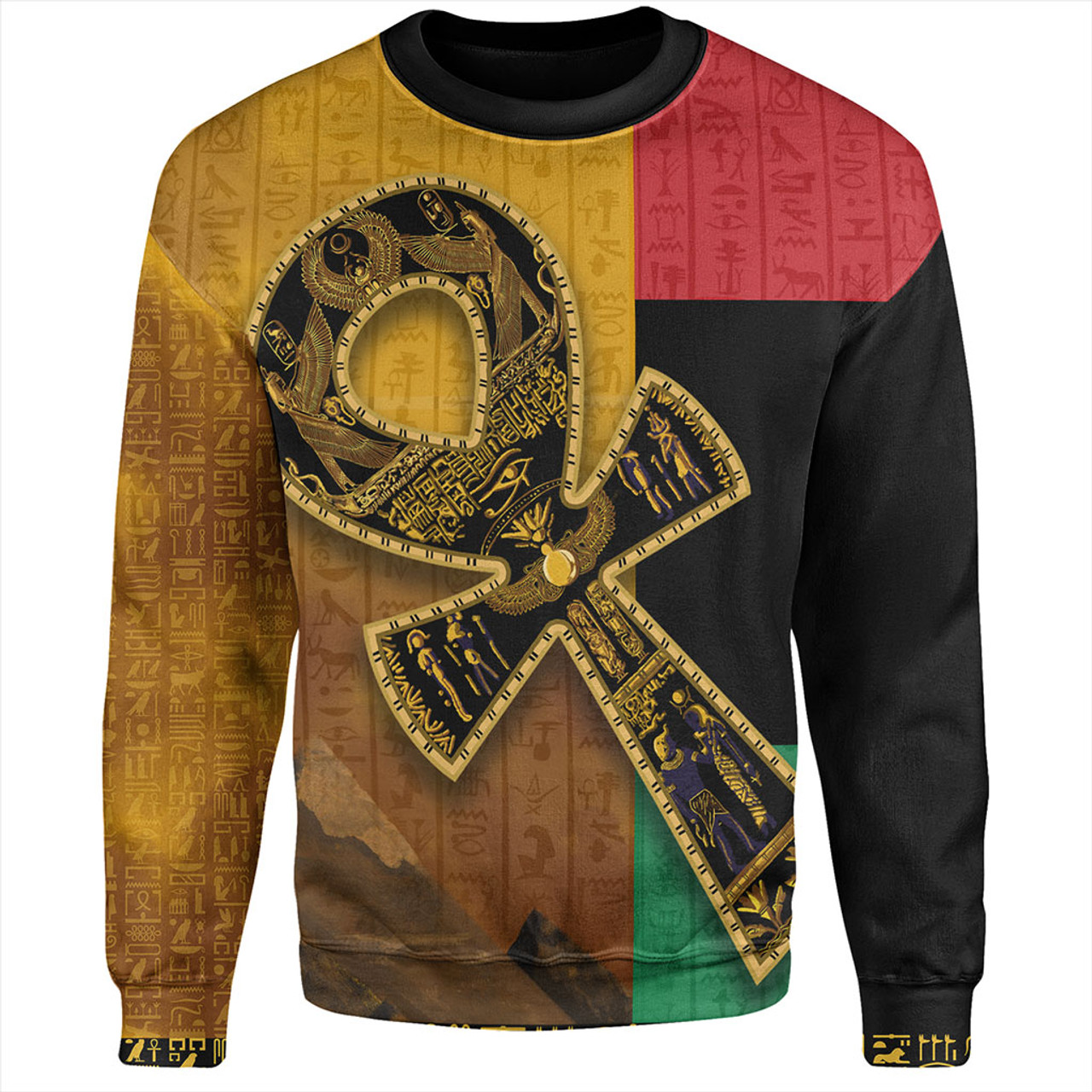 Egypt Sweatshirt Egyptian Ankh