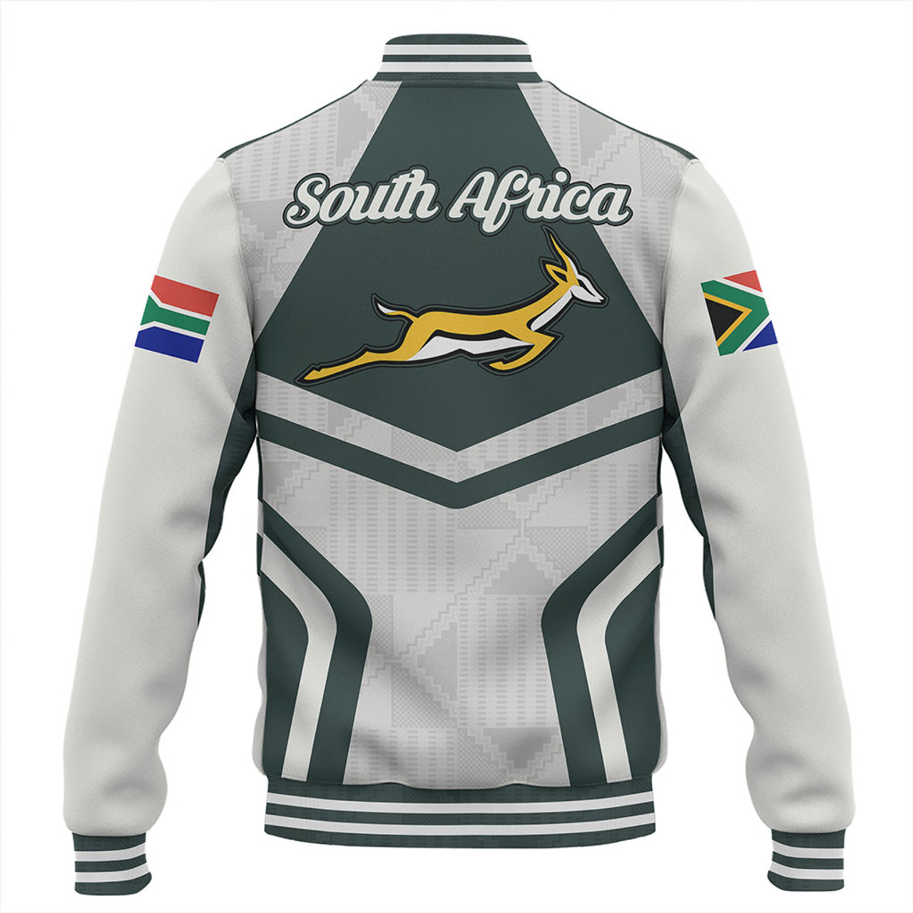 South Africa Baseball Jacket Africa Pattern
