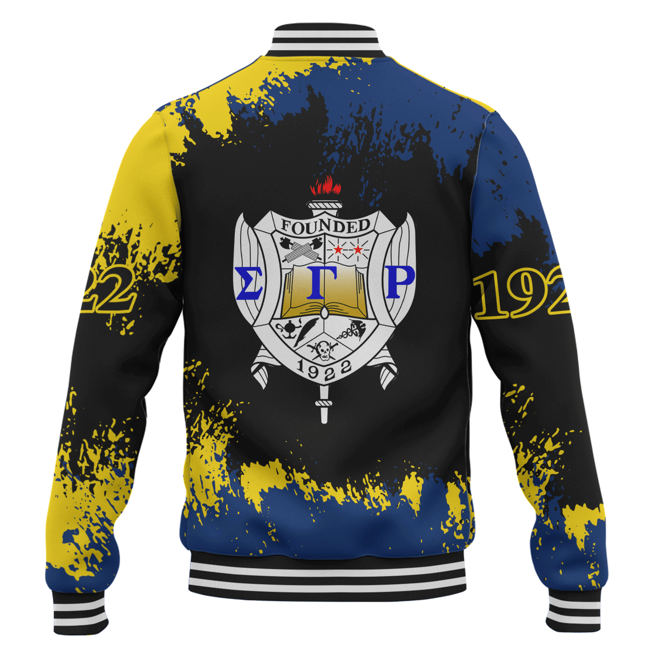 Sorority Jacket - Sigma Gamma Rho Gradient Baseball Jacket main image 1