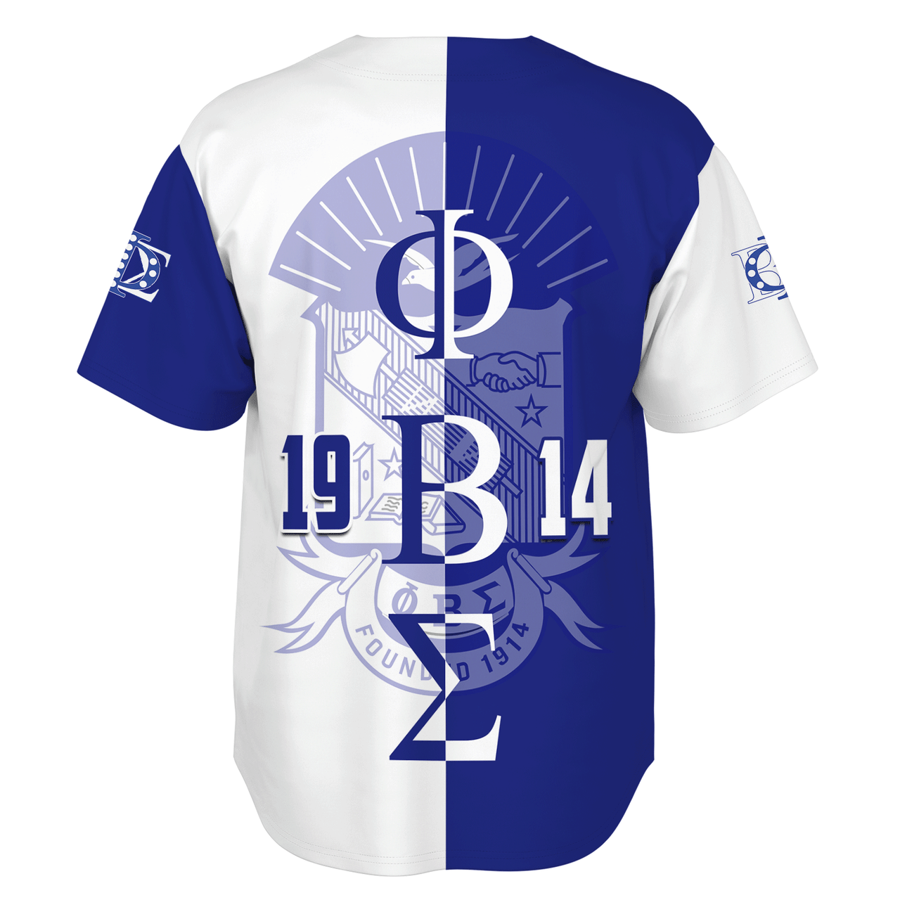 Phi Beta Sigma Baseball Shirt Half Style