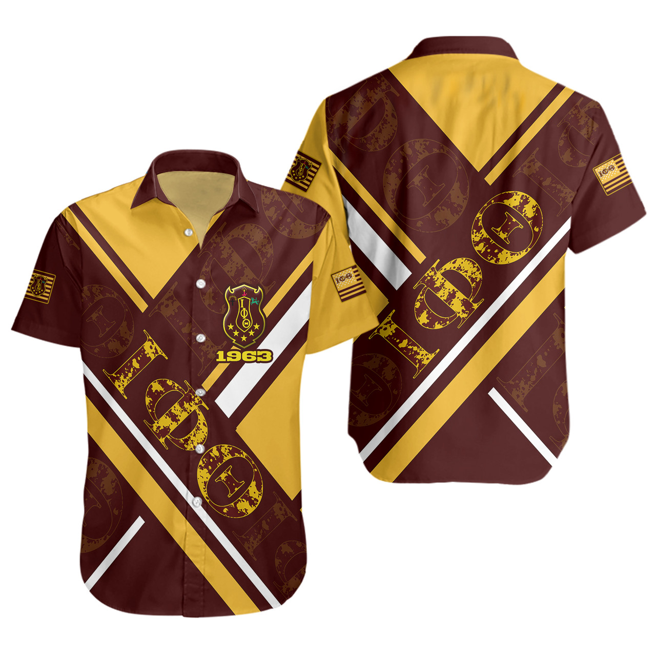 Iota Phi Theta Short Sleeve Shirt Custom Iota Phi Theta Brotherhood 1963