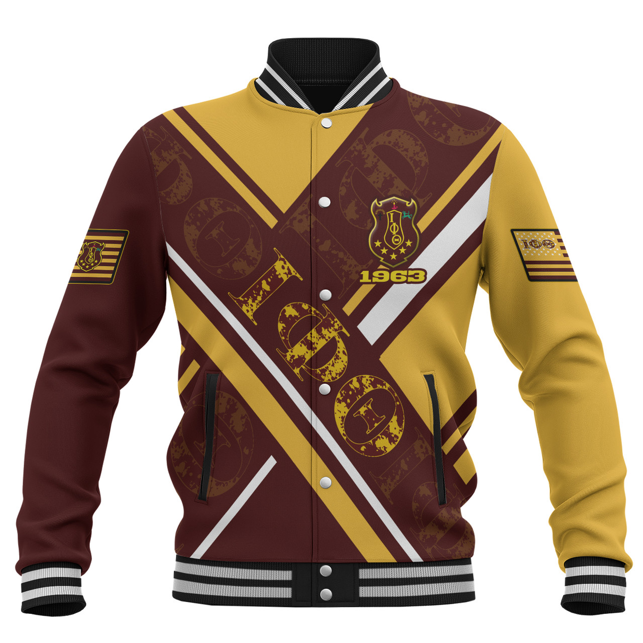 Iota Phi Theta Baseball Jacket Custom Iota Phi Theta Brotherhood 1963