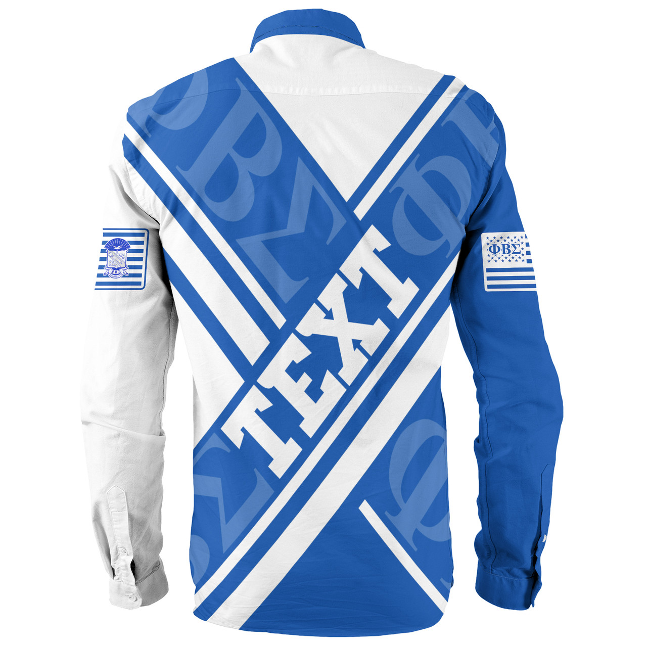 Phi Beta Sigma Long Sleeve Shirt Custom Phi Beta Sigma Brotherhood 1914