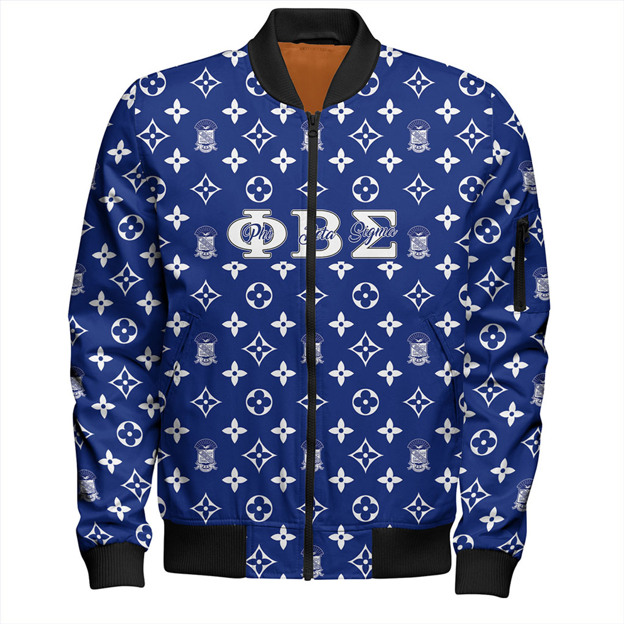 Phi Beta Sigma Bomber Jacket LouisV Pattern