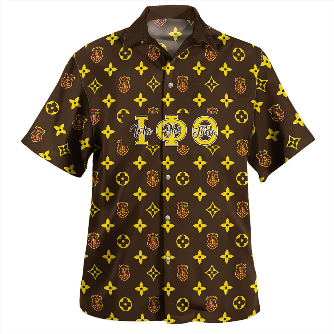 Iota Phi Theta Hawaiian Shirt LouisV Pattern