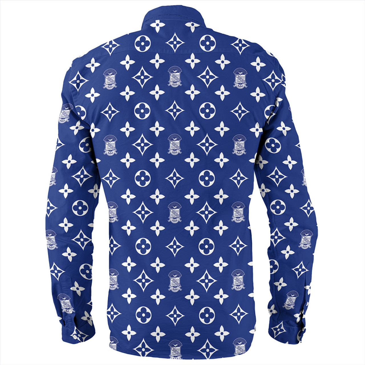 Phi Beta Sigma Long Sleeve Shirt LouisV Pattern