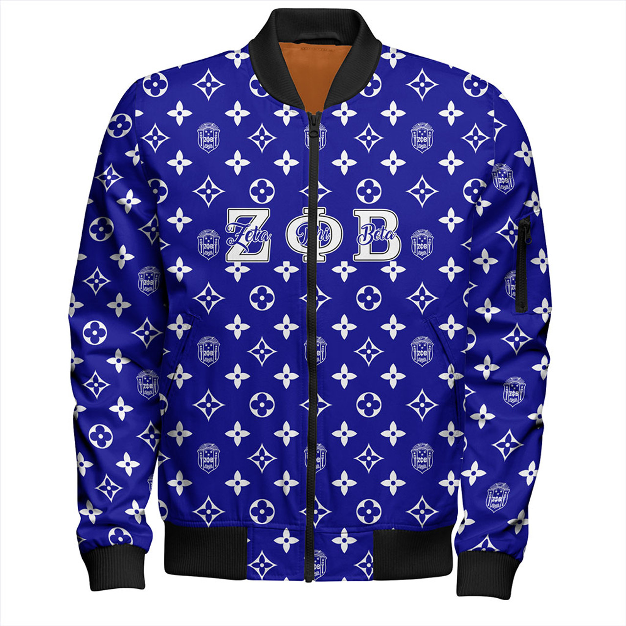 Zeta Phi Beta Bomber Jacket LouisV Pattern