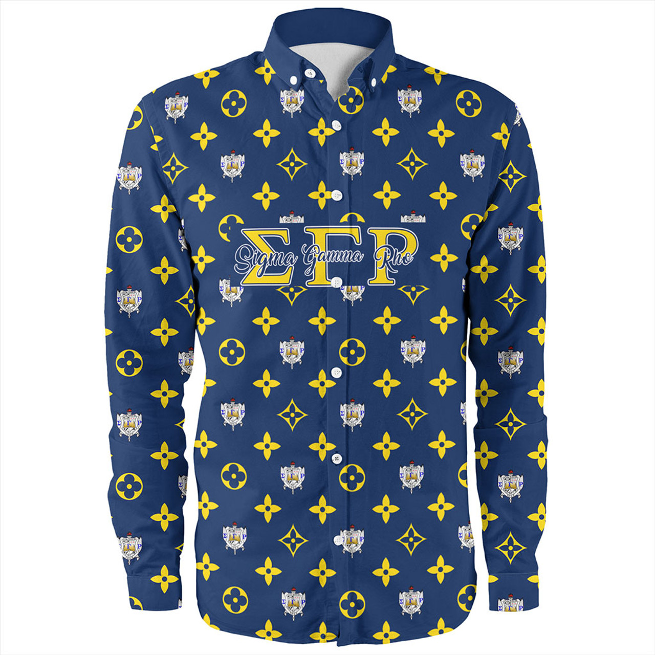 Sigma Gamma Rho Long Sleeve Shirt LouisV Pattern