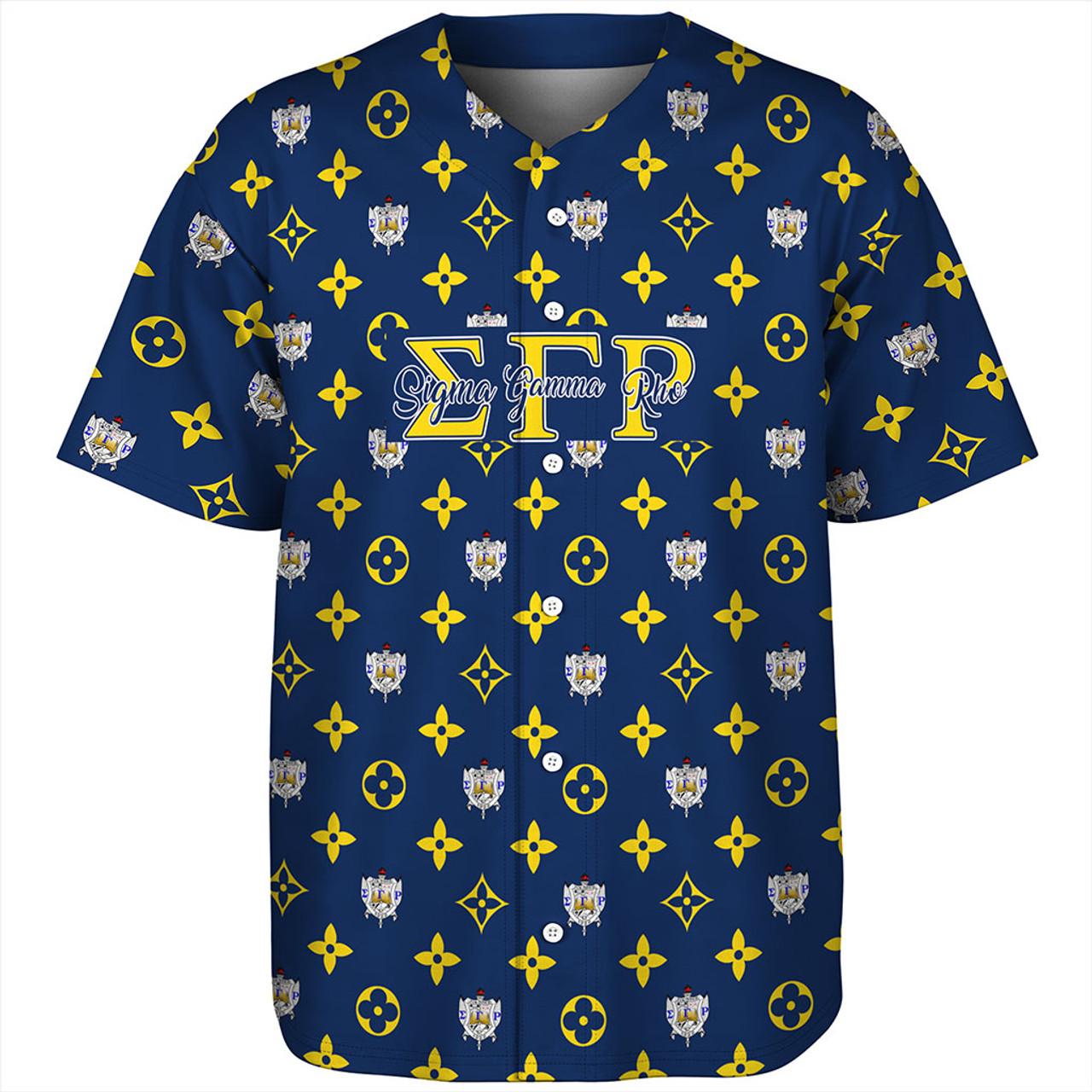Sigma Gamma Rho Baseball Shirt LouisV Pattern
