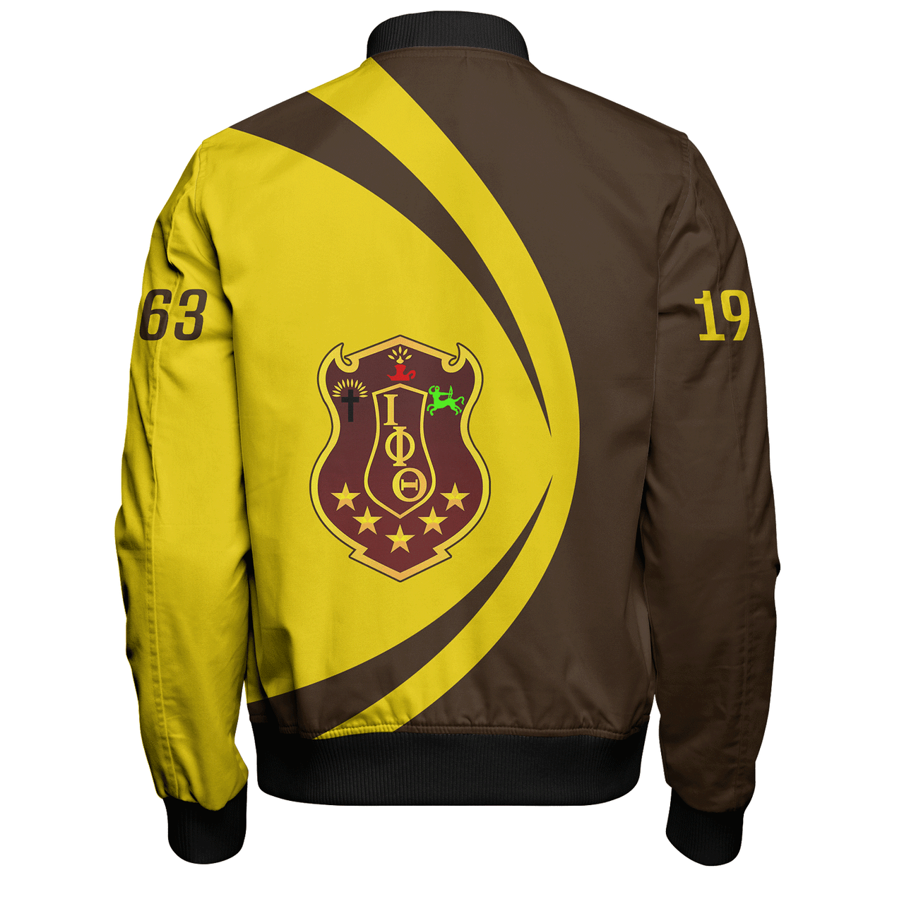 Iota Phi Theta Zipper Bomber Jacket Circle Style