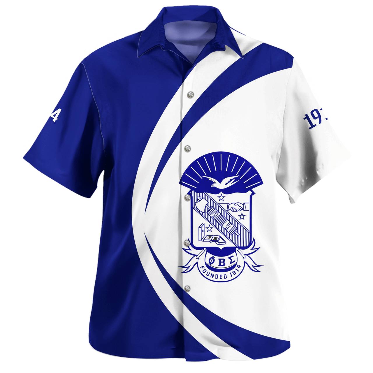 Phi Beta Sigma Hawaiian Shirt Circle Style