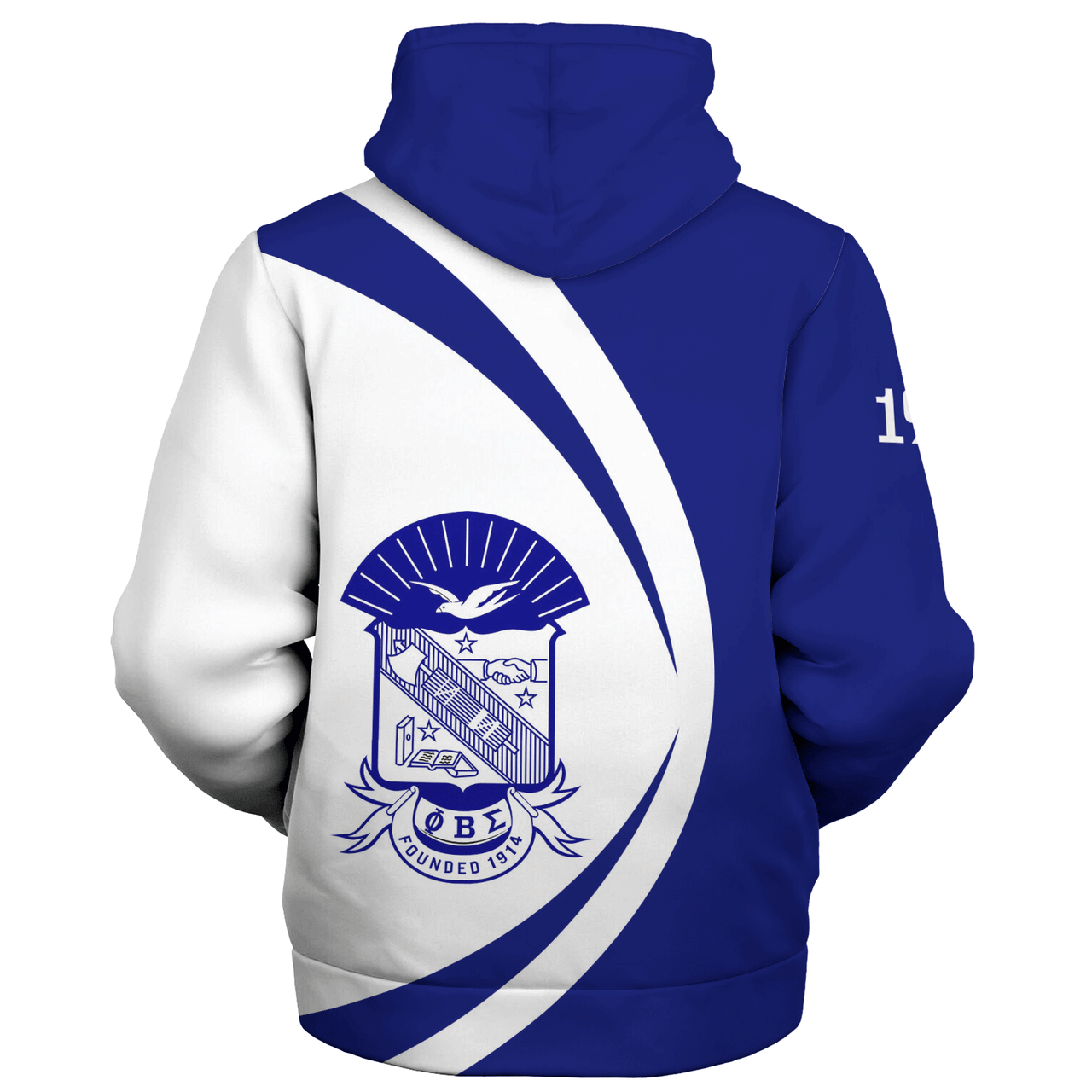 Phi Beta Sigma Sherpa Hoodie Circle Style