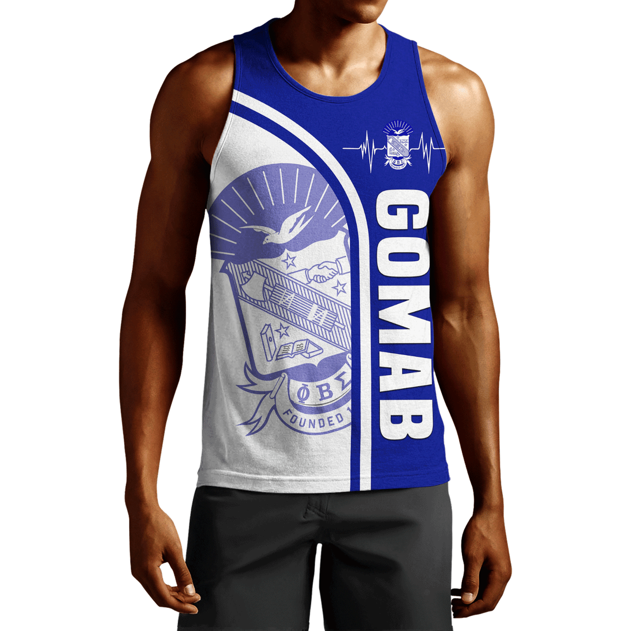 Phi Beta Sigma Tank Top Custom In My Heart