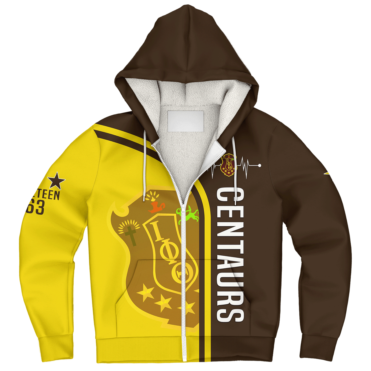 Iota Phi Theta Sherpa Hoodie Custom In My Heart