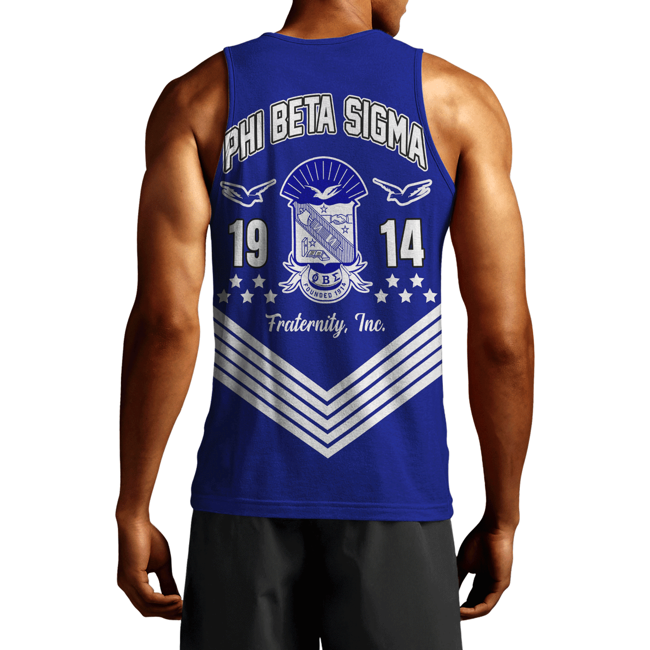 Phi Beta Sigma Tank Top Crest Greek Life