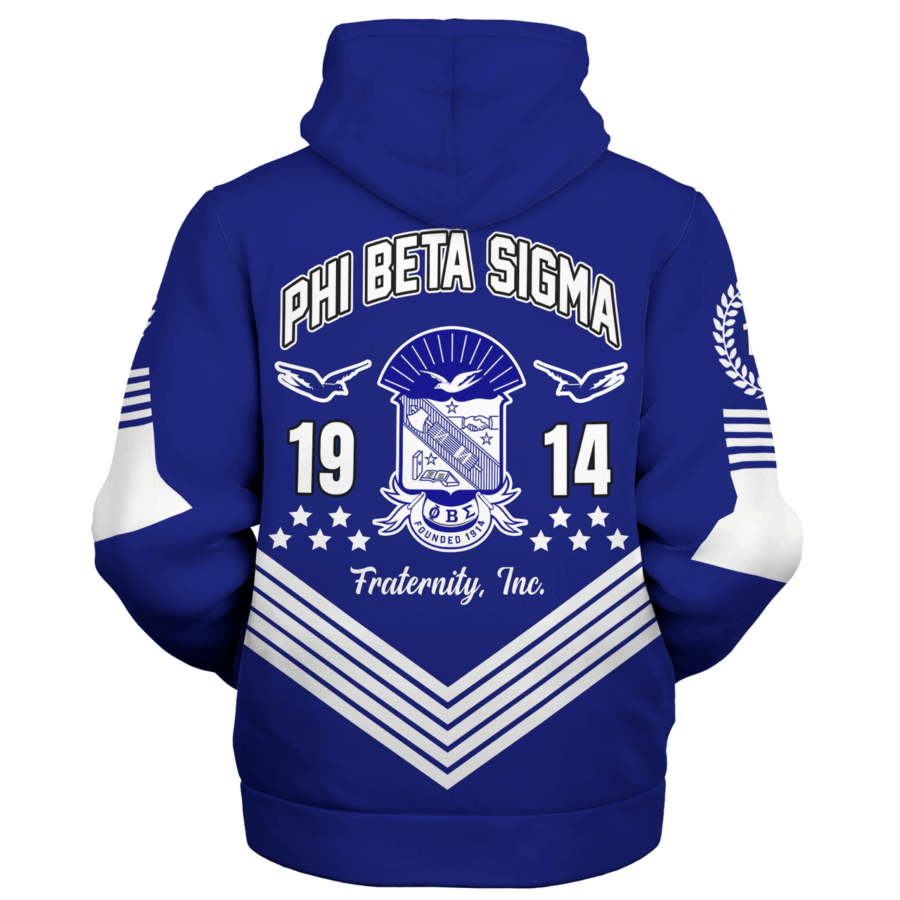 Phi Beta Sigma Sherpa Hoodie Crest Greek Life