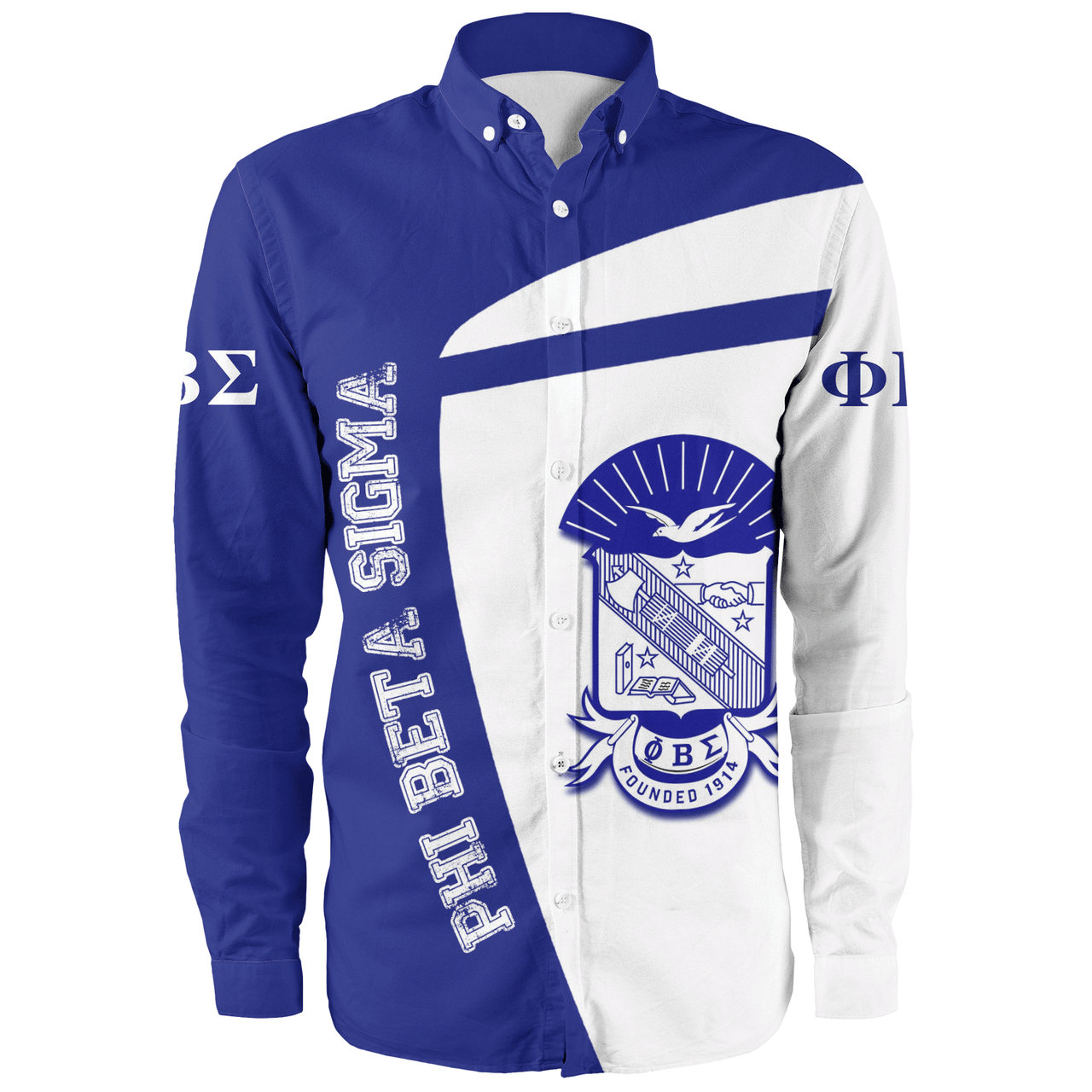 Phi Beta Sigma Long Sleeve Shirt Spring Style