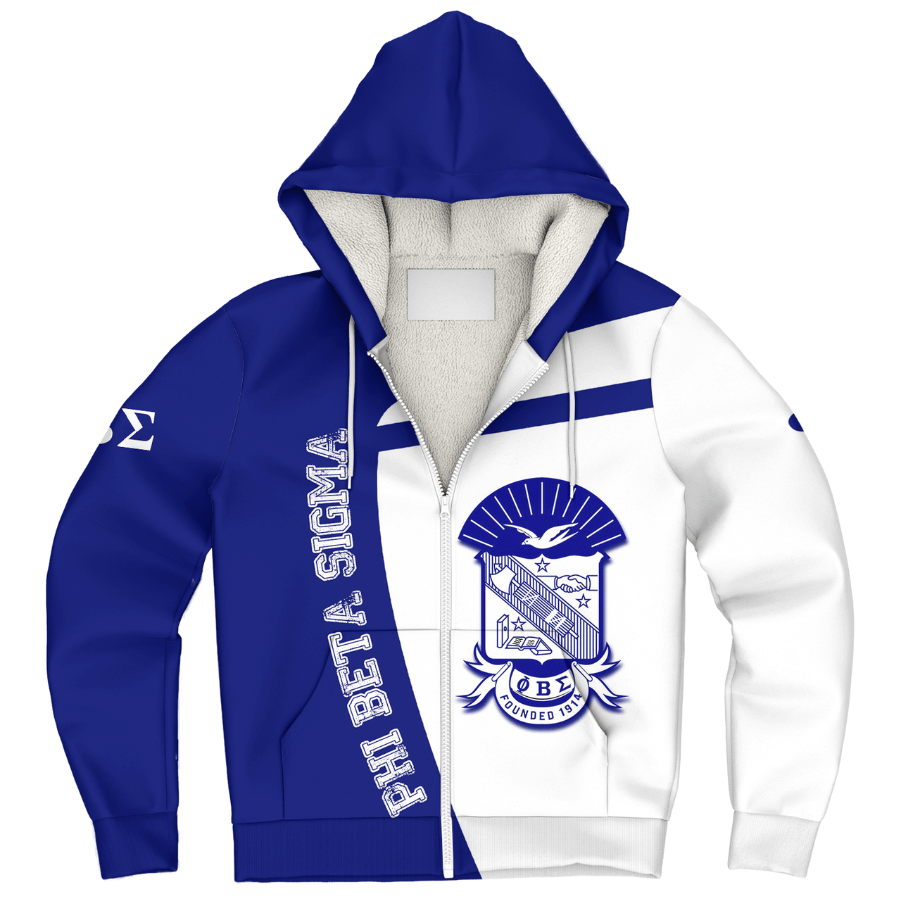 Phi Beta Sigma Sherpa Hoodie Spring Style