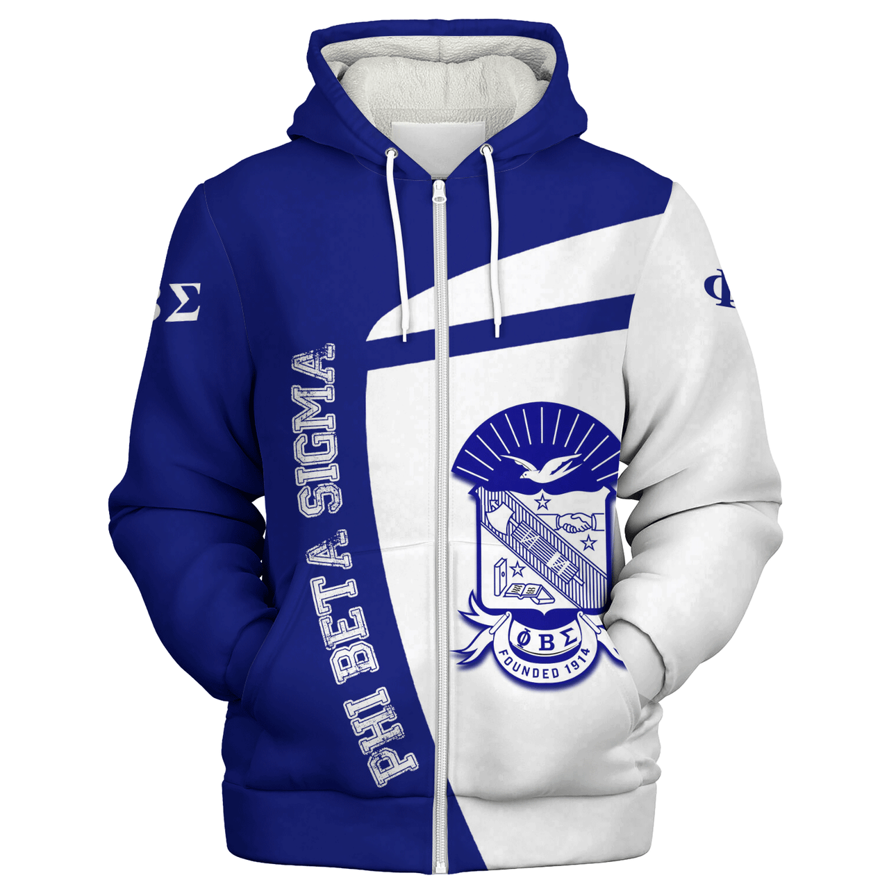 Phi Beta Sigma Sherpa Hoodie Spring Style