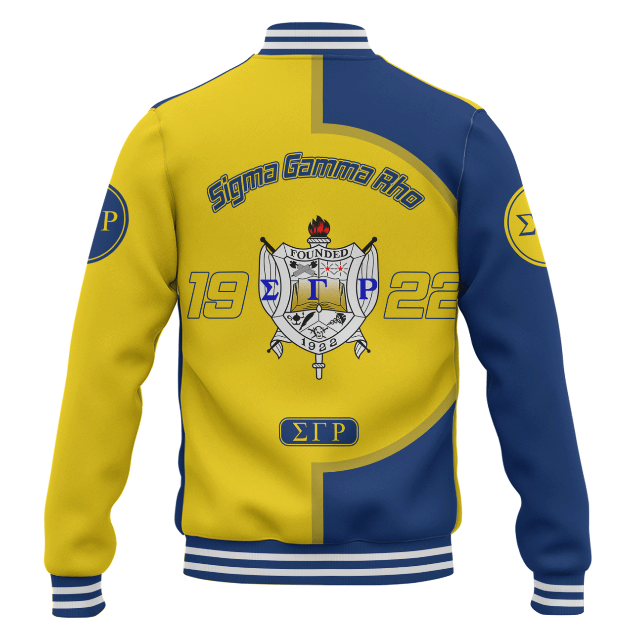 Sorority Jacket - Sigma Gamma Rho Gradient Baseball Jacket main image 0