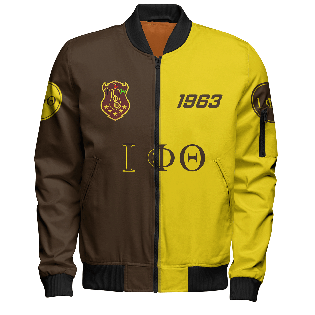 Iota Phi Theta Bomber Jacket Half Circle