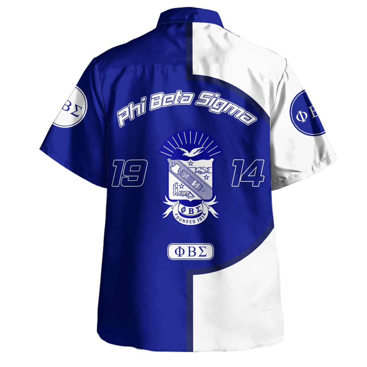 Phi Beta Sigma Hawaiian Shirt Half Circle