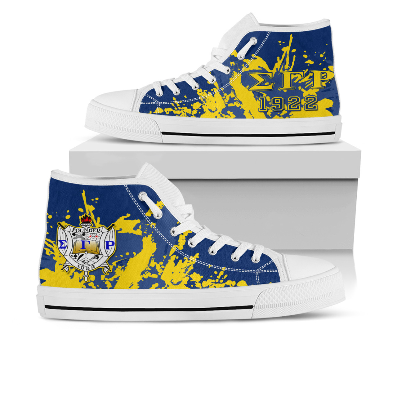 Sigma Gamma Rho High Top Shoes Spain Style