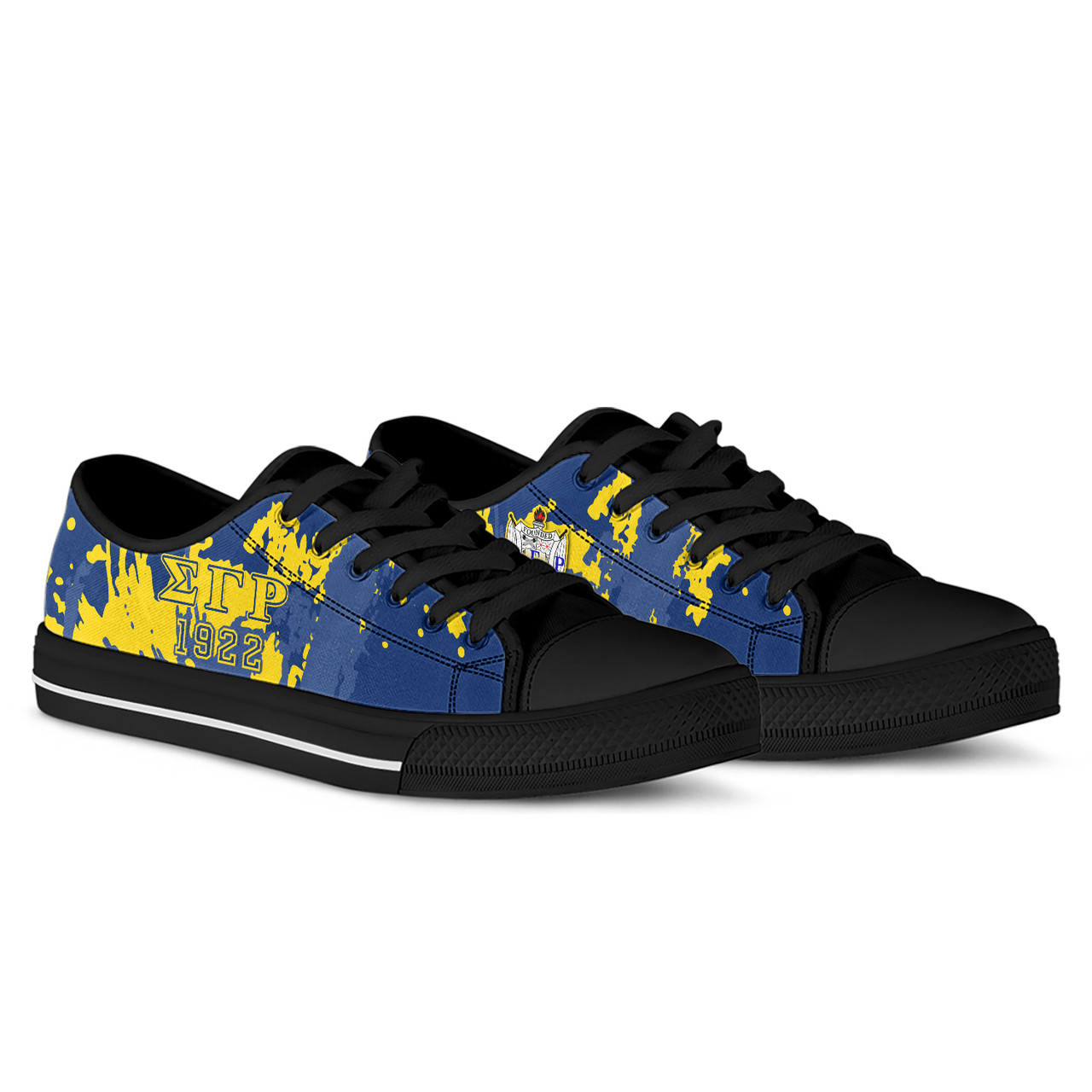 Sigma Gamma Rho Low Top Shoes Spaint Style