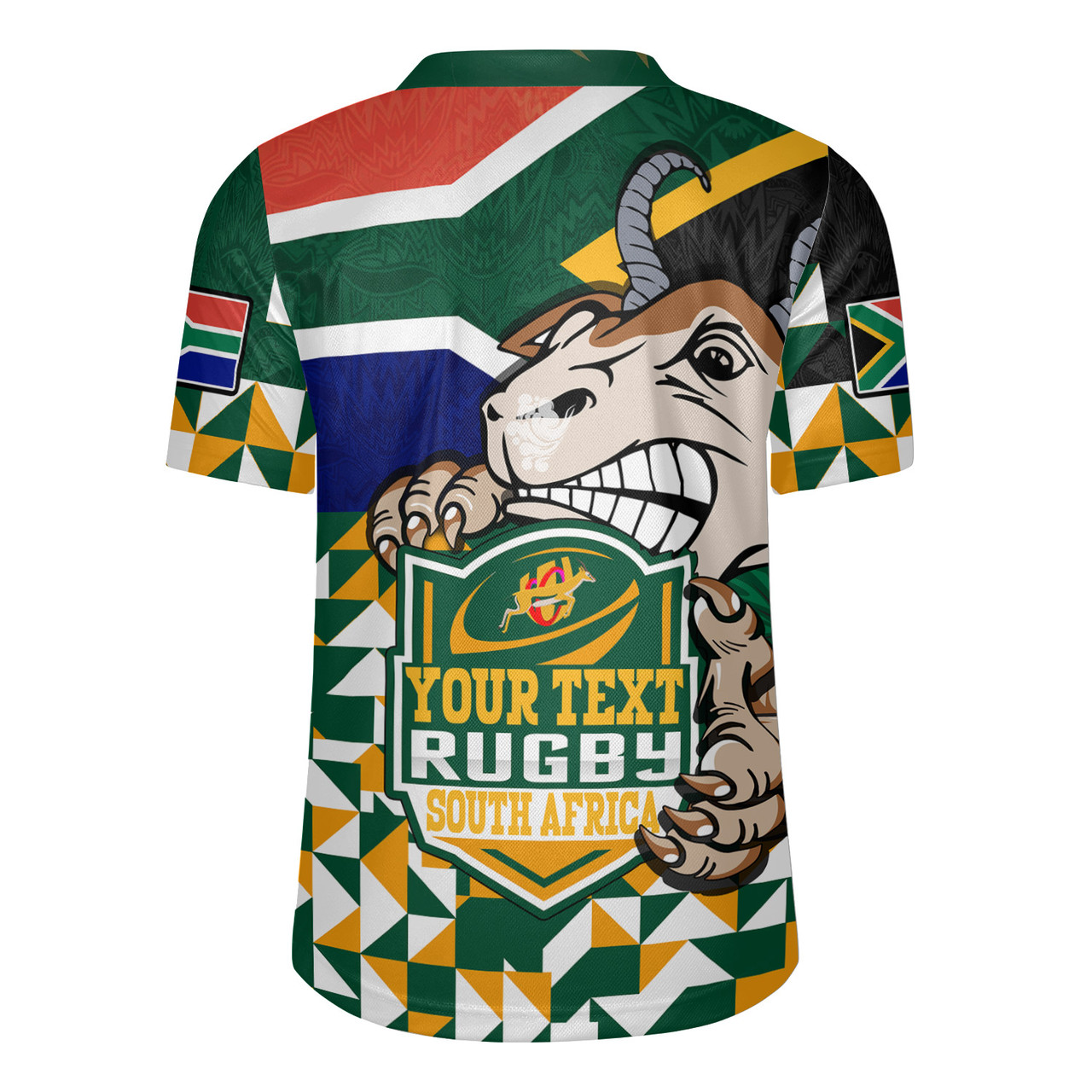 South Africa Rugby Jersey Custom SA Rugby Springboks Pride 2023 Hexagon Jersey