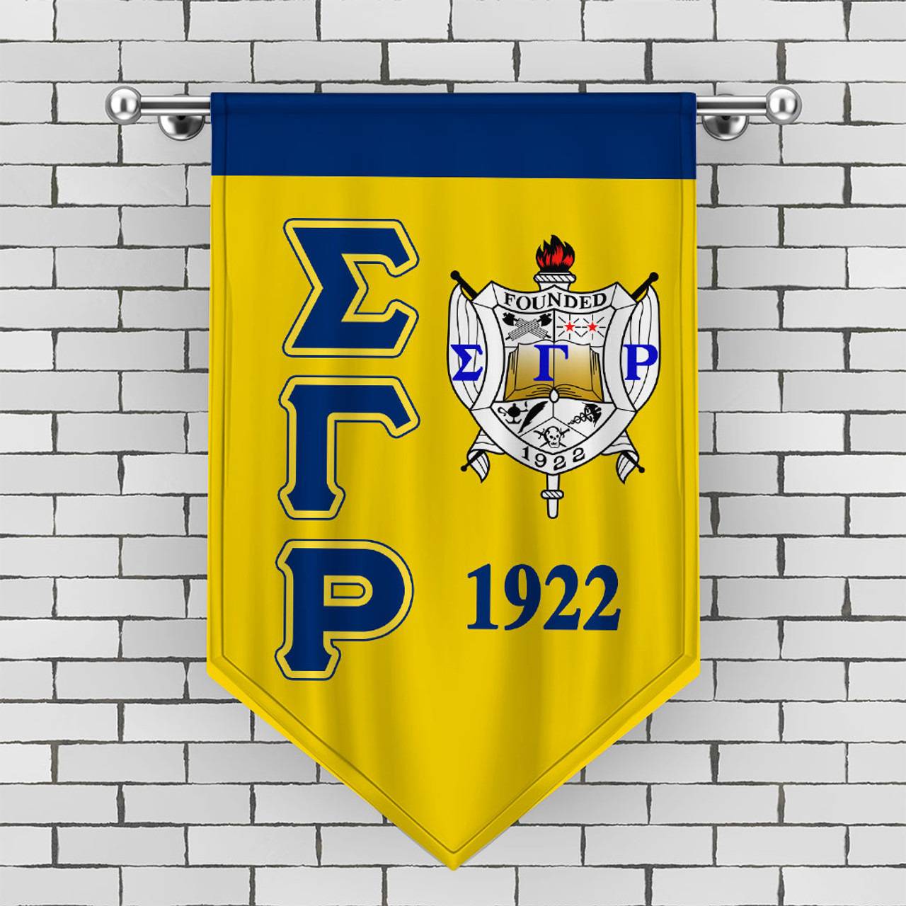 Sigma Gamma Rho Gonfalon Letter Style