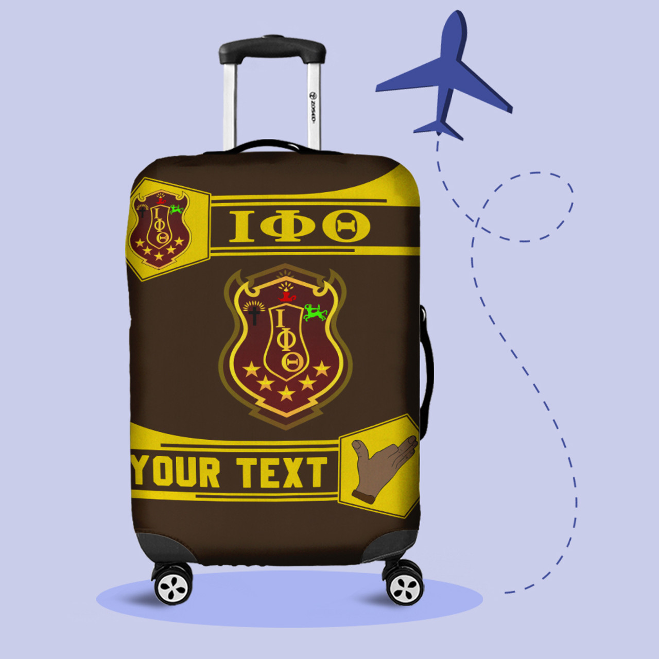 Iota Phi Theta Luggage Cover Custom Simple Style