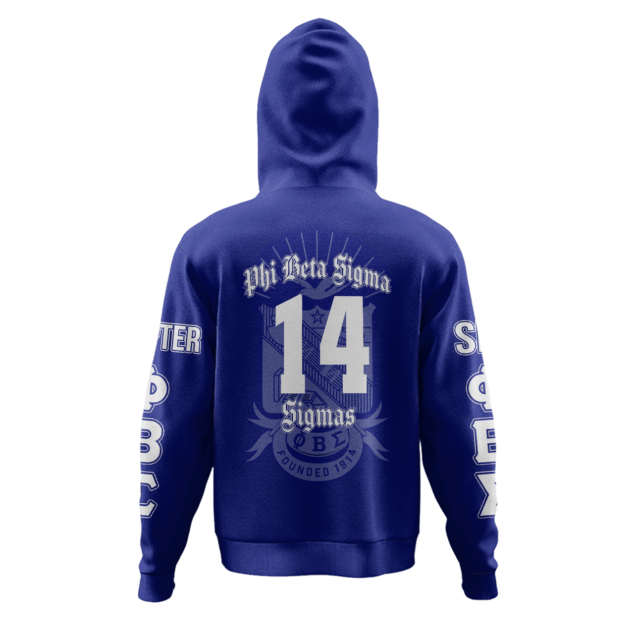 Phi Beta Sigma Hoodie Custom Chapter And Spring Style