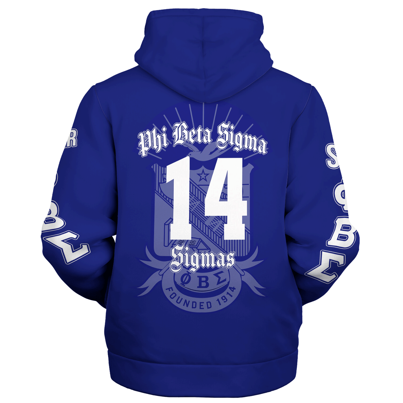 Phi Beta Sigma Sherpa Hoodie Custom Chapter And Spring Style
