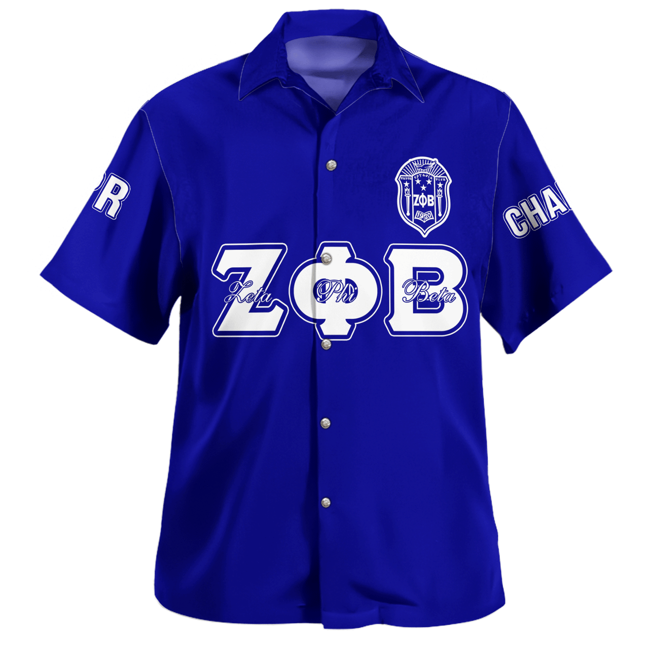 Zeta Phi Beta Hawaiian Shirt Custom Chapter And Spring Style