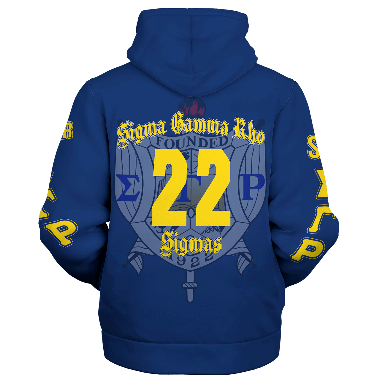 Sigma Gamma Rho Sherpa Hoodie Custom Chapter And Spring Style