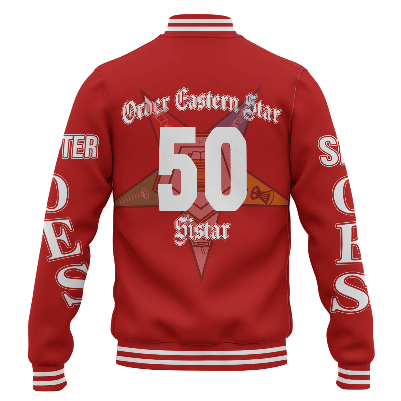 Order of the Eastern Star Baseball Jacket Custom Chapter And Spring Style