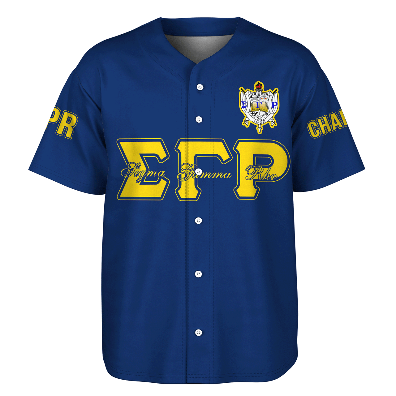 Sigma Gamma Rho Baseball Shirt Custom Chapter And Spring Style