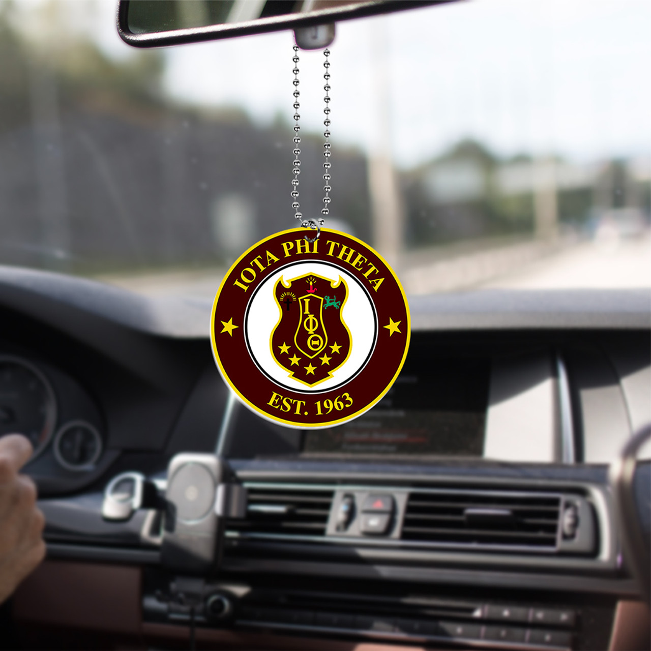 Iota Phi Theta Greek Life Car Hanging Ornament