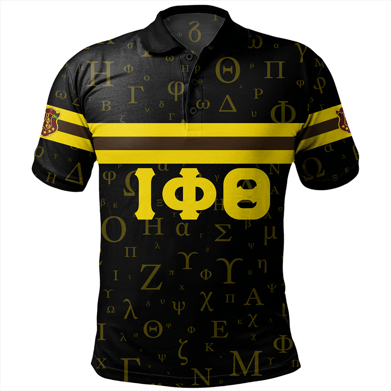 Iota Phi Theta Polo Shirt Alphabet Style