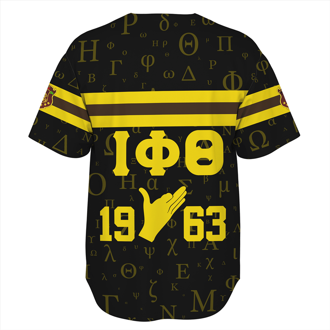 Iota Phi Theta Baseball Shirt Alphabet Style