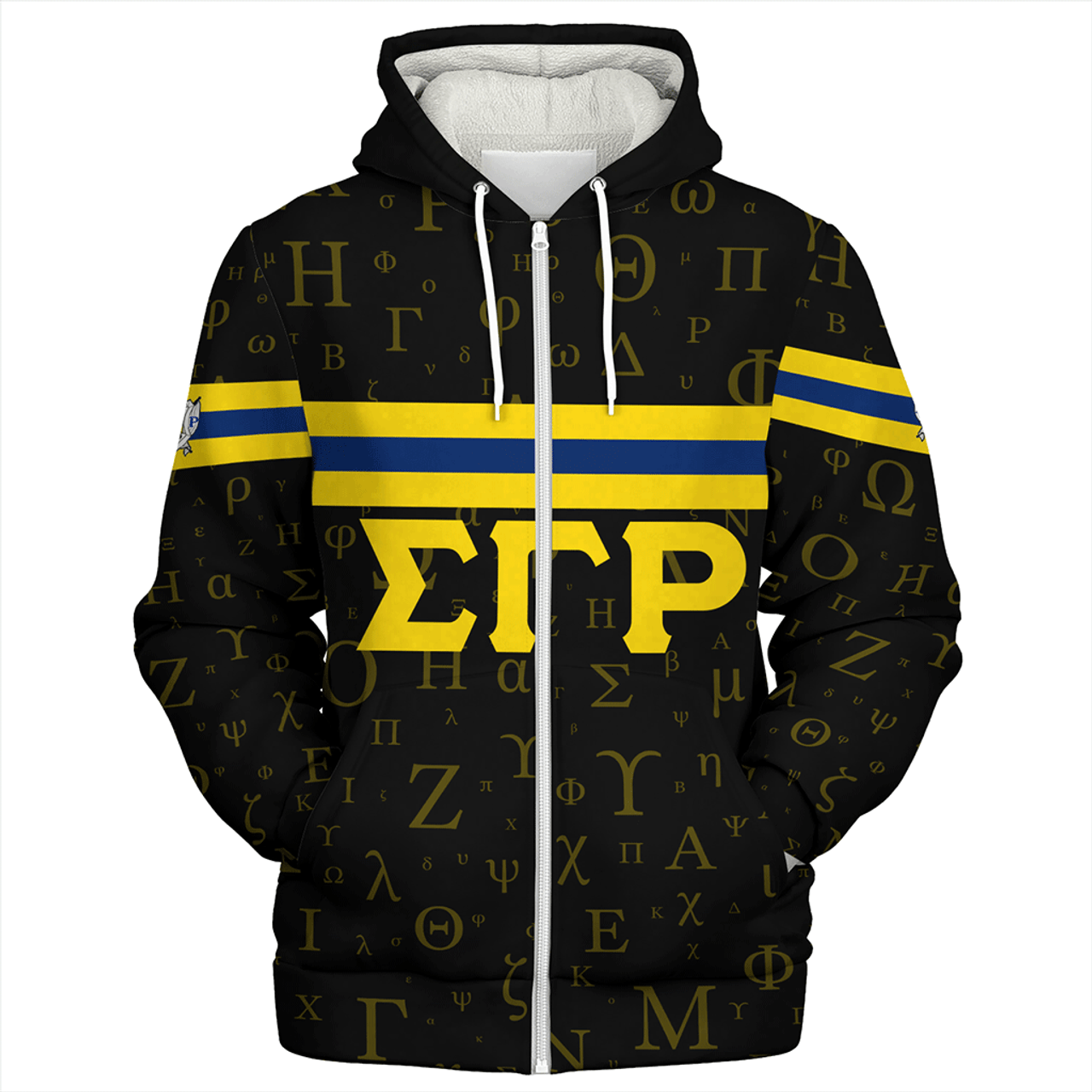 Sigma Gamma Rho Sherpa Hoodie Alphabet Style