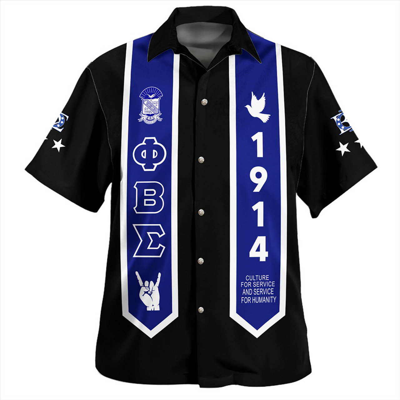 Phi Beta Sigma Hawaiian Shirt Greek Gradution