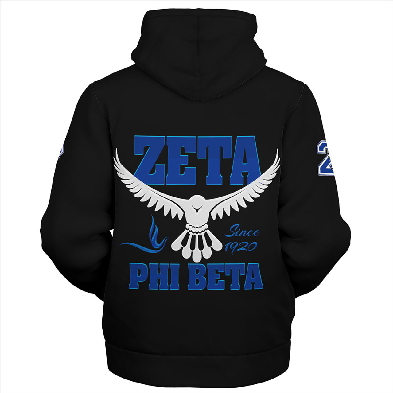 Zeta Phi Beta Sherpa Hoodie Greek Gradution