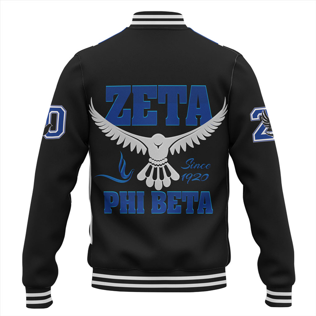 Zeta Phi Beta Baseball Jacket Greek Gradution