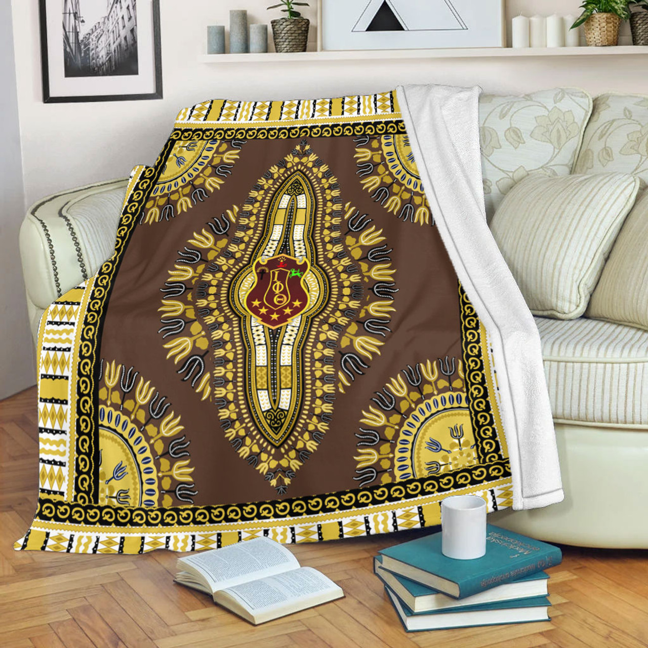 Iota Phi Theta Premium Blanket Dashiki