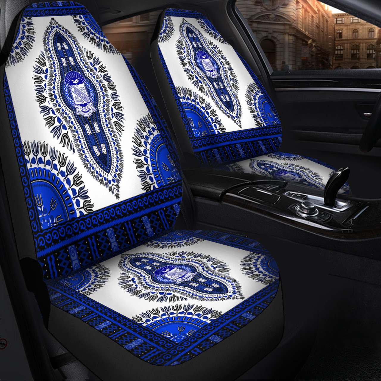 Phi Beta Sigma Car Seat Covers Dashiki
