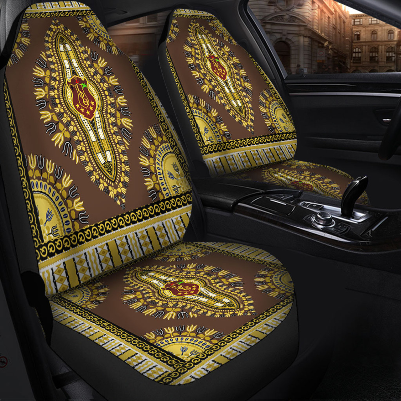 Iota Phi Theta Car Seat Covers Dashiki