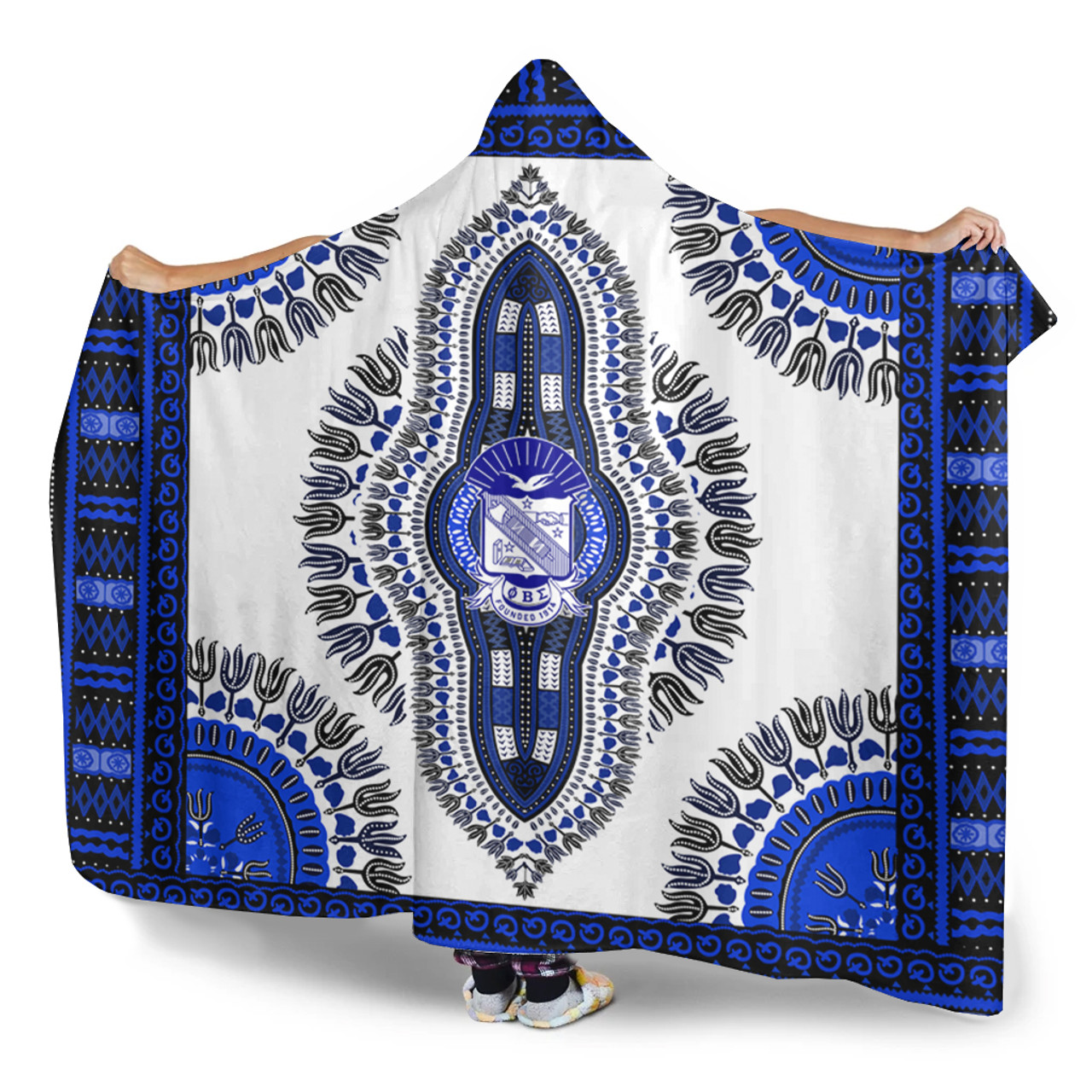 Phi Beta Sigma Hooded Blanket Dashiki