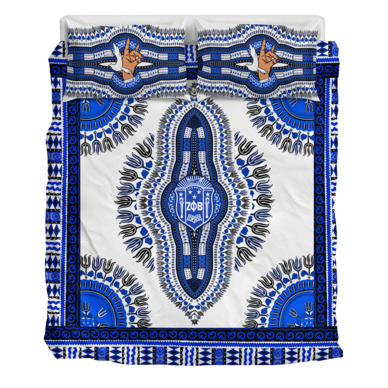 Zeta Phi Beta Bedding Set Dashiki